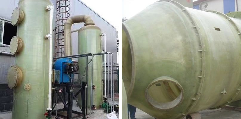 FRP Tail Gas Absorption Tower Manufacturers, FRP Tail Gas Absorption Tower Suppliers | Jiubo